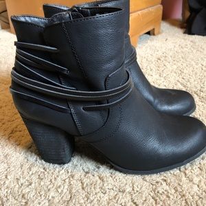 Madden Girl black booties. Womens size 10.